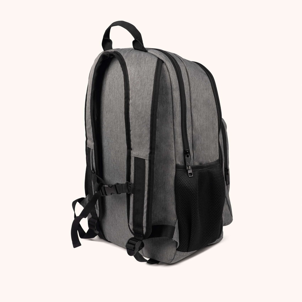 MUNICH BACKPACK STREET C/GREY MELANGE Grey Recycled Polyester Urban Backpack MUNICH BACKPACK STREET C/GREY MELANGE (3)