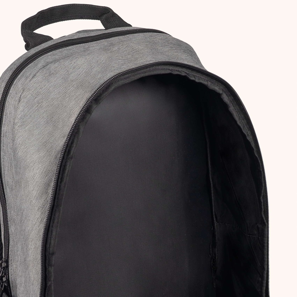MUNICH BACKPACK STREET C/GREY MELANGE Grey Recycled Polyester Urban Backpack MUNICH BACKPACK STREET C/GREY MELANGE (6)