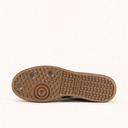 MUNICH BARRU 231 Chocolate brown and tan leather sneakers with white "X" (5)