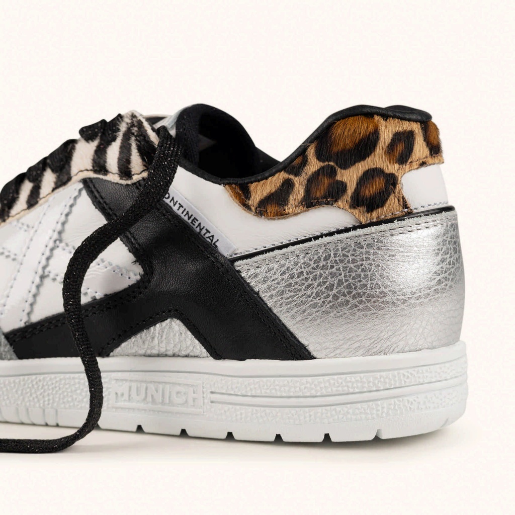 MUNICH CONTINENTAL PREMIUM 27 Sneakers of classic design White, Black, Silver and Animal Print (3)