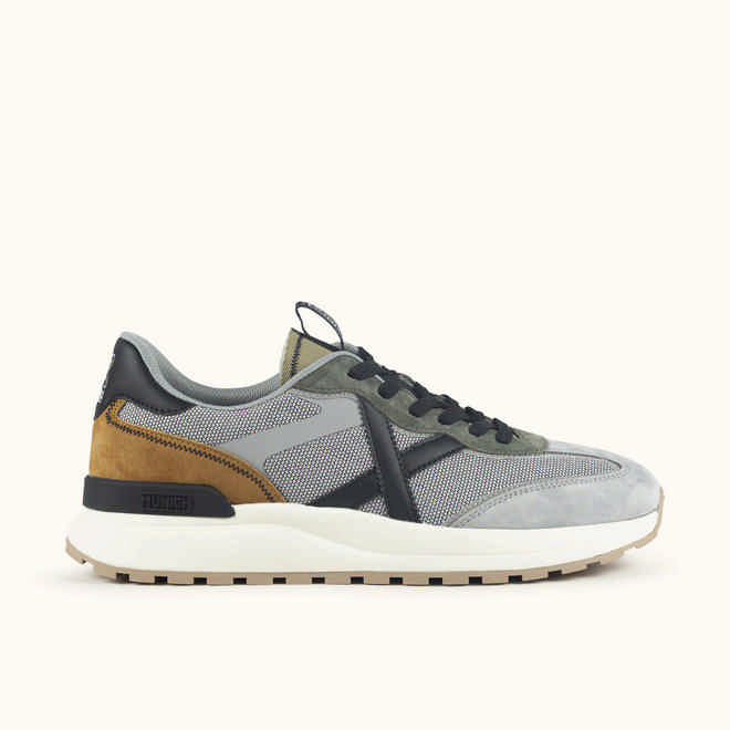 MUNICH DYNAMIX 20 Sneakers in functional urban design Grey, Khaki and Mustard (1)