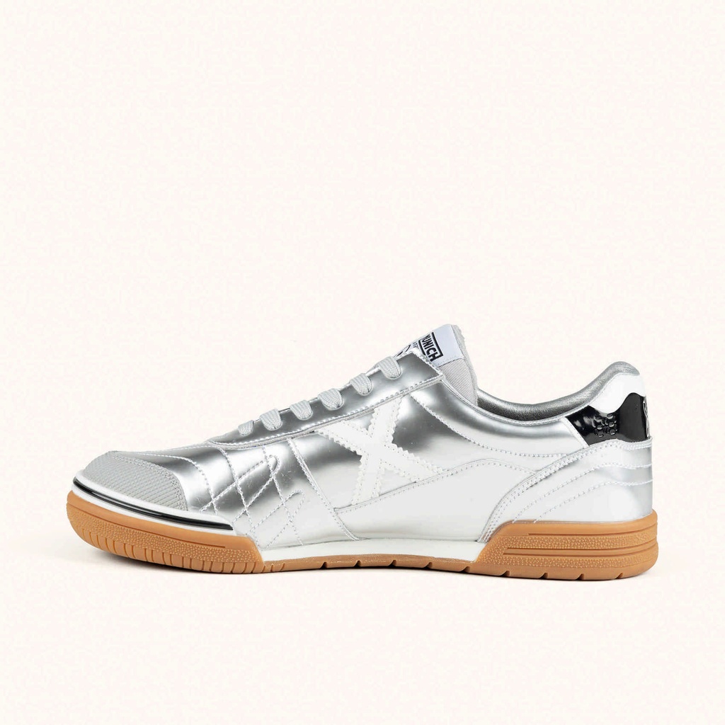 MUNICH GRESCA 328 Sneakers of avant-garde urban design Silver, White and Black (4)