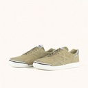 MUNICH GRESCA 331 Indoor football trainers in beige with silver details and white sole (6)