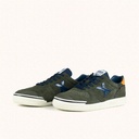 MUNICH GRESCA 332 Trainers in khaki with black and orange details and white sole (6)