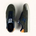 MUNICH GRESCA 332 Trainers in khaki with black and orange details and white sole (7)