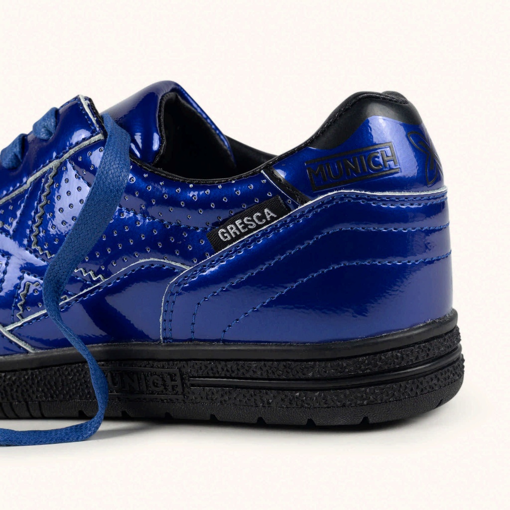 MUNICH GRESCA 334 Sneakers of urban design Electric Blue and Black (3)