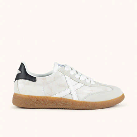 MUNICH BARRU 249 Sneakers of elegant design with crocodile effect Dark Brown and Bronze (8)