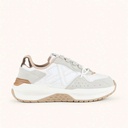 MUNICH NEXA 29 Futuristic design sneakers White, Grey and Rose Gold (1)