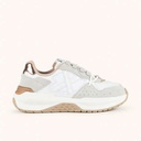 MUNICH NEXA 29 Futuristic design sneakers White, Grey and Rose Gold (2)