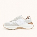 MUNICH NEXA 29 Futuristic design sneakers White, Grey and Rose Gold (4)
