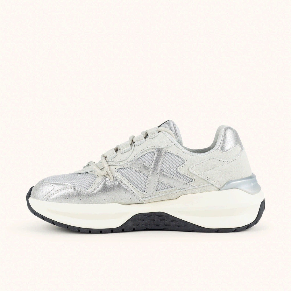 MUNICH NEXA 31 Sneakers futuristic design Light Grey and Silver (5)