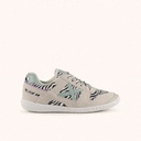 MUNICH MINI GOAL W 1633 Barefoot classic and flat grey and zebra kids' sneakers (1)