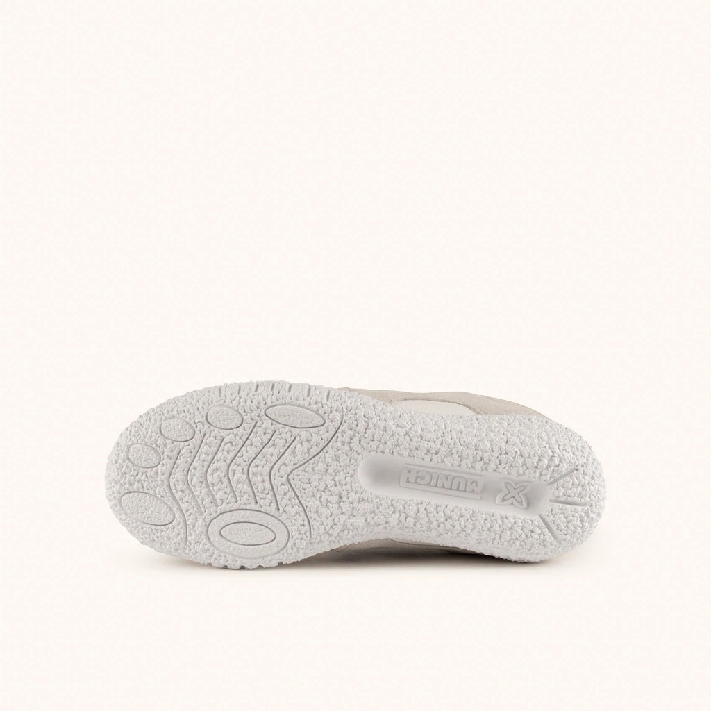 MUNICH MINI GOAL W 1636 Barefoot kids' classic and flat white and grey sneakers (5)