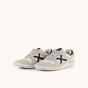 MUNICH MINI GOAL W 1636 Barefoot kids' classic and flat white and grey sneakers (6)