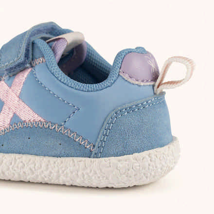 MUNICH MINI GOAL W 1636 Barefoot kids' classic and flat white and grey sneakers (9)