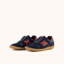 MUNICH MINI GOAL W 1637 Barefoot kids' classic and flat navy blue and red sneakers (6)