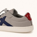 MUNICH MINI OPEN 09 Grey, blue and red children's indoor soccer shoes (3)