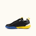 MUNICH RONDITO KID 24 Kids' Indoor Football shoes in black, yellow, and blue with Velcro fastening. (4)