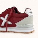 MUNICH DASH 2.0 292 Retro Running Sneakers with a timeless design Maroon, Light Grey and White (3)