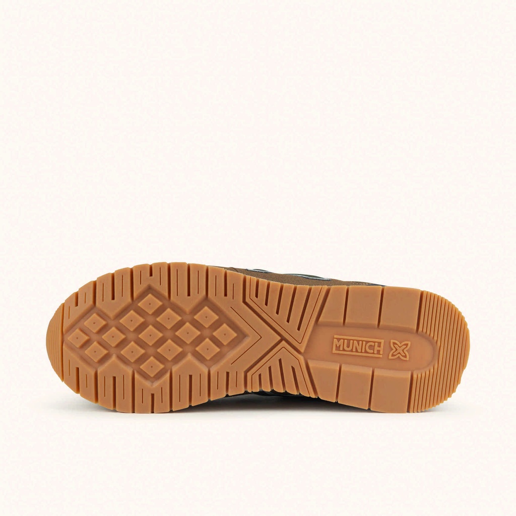 MUNICH DASH 2.0 294 Retro Running Sneakers with a timeless design Brown, Olive Green and Navy Blue (5)