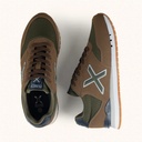 MUNICH DASH 2.0 294 Retro Running Sneakers with a timeless design Brown, Olive Green and Navy Blue (7)