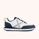 MUNICH RUSH 10 Retro Running Sneakers White, Navy Blue, Grey and Orange (2)