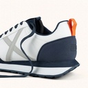 MUNICH RUSH 10 Retro Running Sneakers White, Navy Blue, Grey and Orange (3)