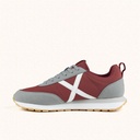 MUNICH RUSH 11 Retro Running Sneakers with a classic design Maroon, Grey and White (4)