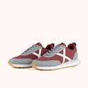 MUNICH RUSH 11 Retro Running Sneakers with a classic design Maroon, Grey and White (6)