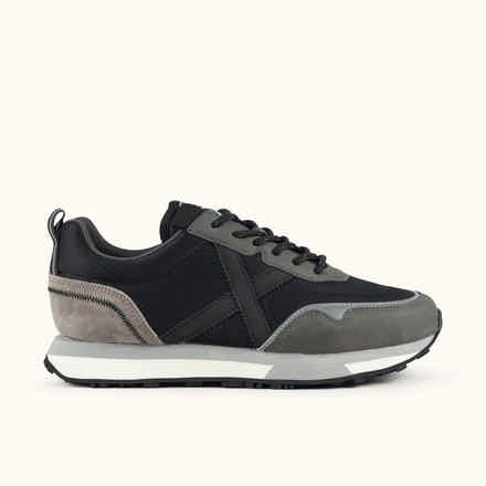 MUNICH NEXT 24 Urban and sporty design sneakers Black and Grey (2)