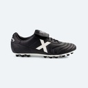 MUNICH MUNDIAL U25 Zapatillas clÃ¡sicas y planas de piel de canguro negro y amarillo (6)