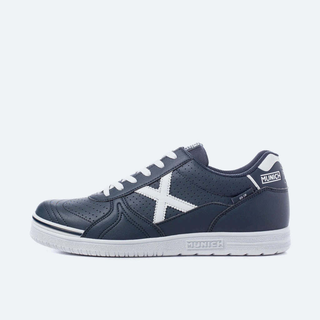 MUNICH G3 PROFIT 44 Zapatillas fÃºtbol sala Azul Marino y Blanco (4)