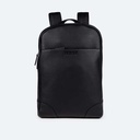 Mochila de piel negra con banda para trolley BACKPACK CRAFT (2)