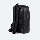 Mochila de piel negra con banda para trolley BACKPACK CRAFT (4)