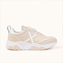 MUNICH WAVE 105 Zapatillas de diseÃ±o retro con volumen Blanco, Beige y Negro (7)