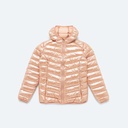 Chaqueta MUNICH Padding de nylon-poliéster rosa (1)