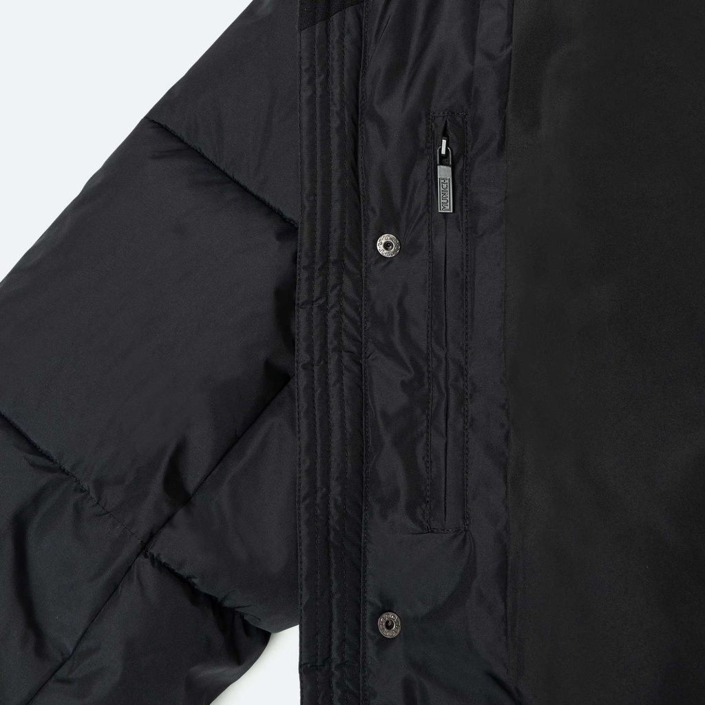 CHAQUETA LARGA PADDING NEGRO HOMBRE (5)