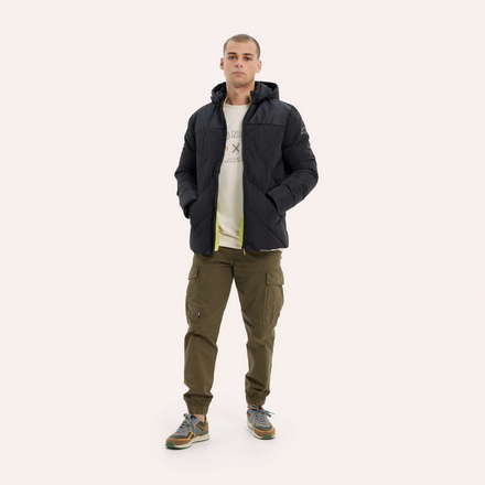 CHAQUETA LARGA PADDING NEGRO HOMBRE (11)