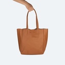 Bolso Shopper de Piel Vacuna Color Cuero | LOFT (6)