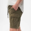 Bermuda MUNICH Safari de algodón-elastano khaki (5)