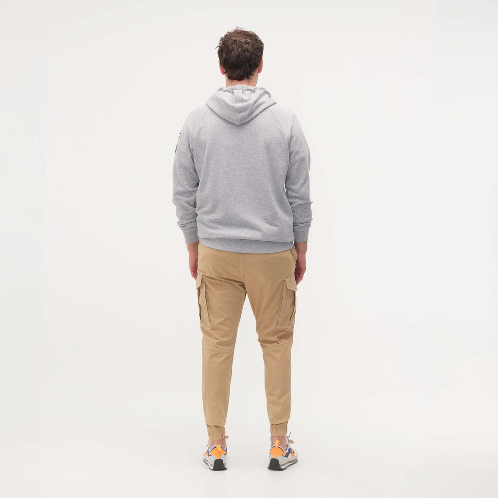 Sudadera MUNICH college de algodón gris (3)
