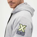 Sudadera MUNICH college de algodón gris (5)