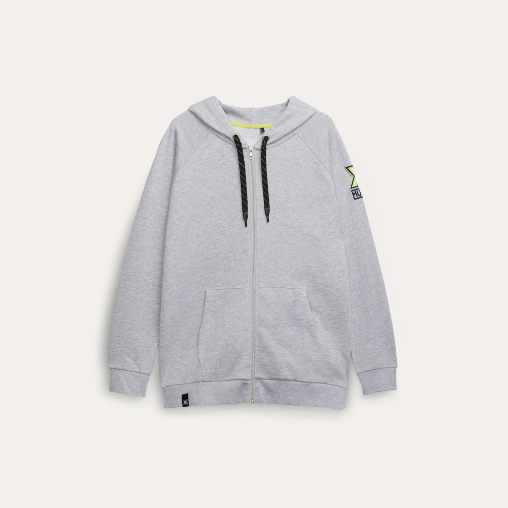 Sudadera MUNICH college de algodón gris (7)