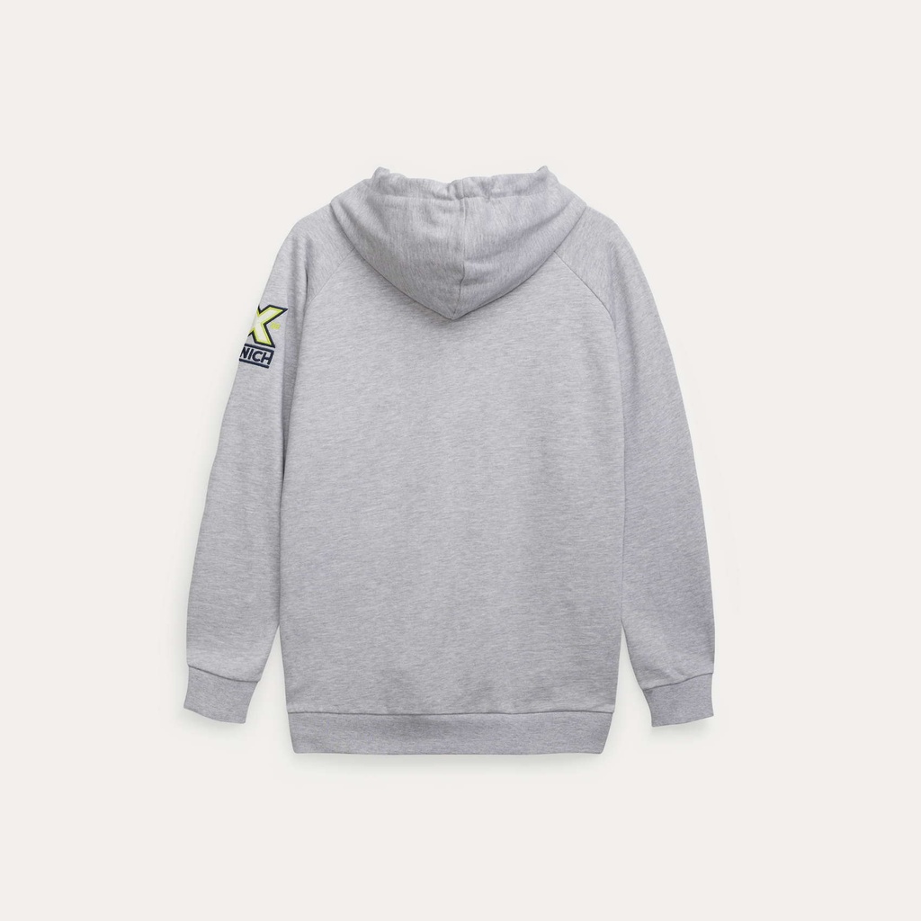 Sudadera MUNICH college de algodón gris (8)