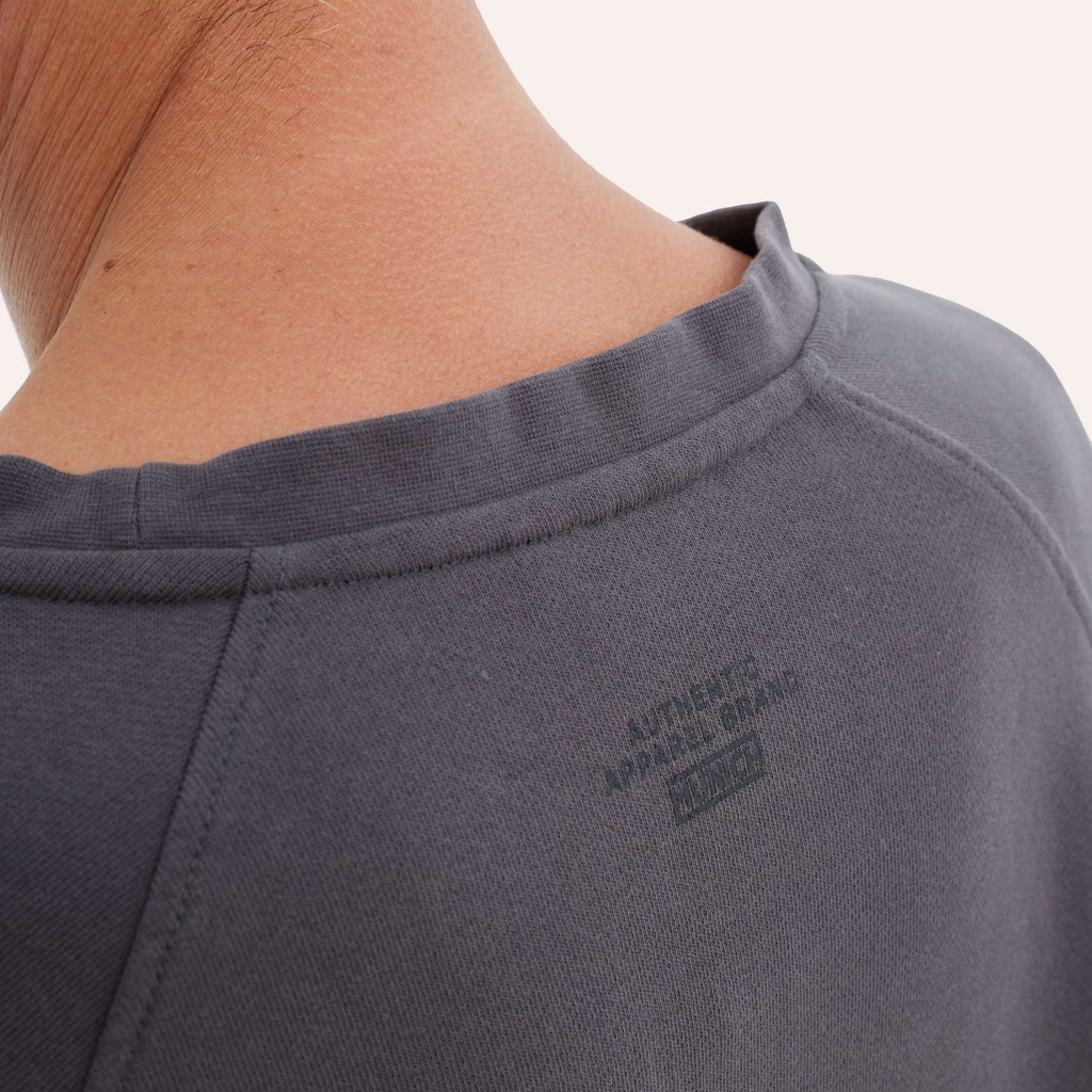 Sudadera MUNICH Authentic de algodón antracita (7)