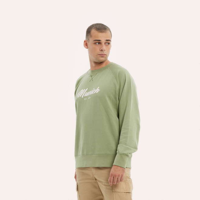 Sudadera MUNICH Stanley de algodón verde (1)