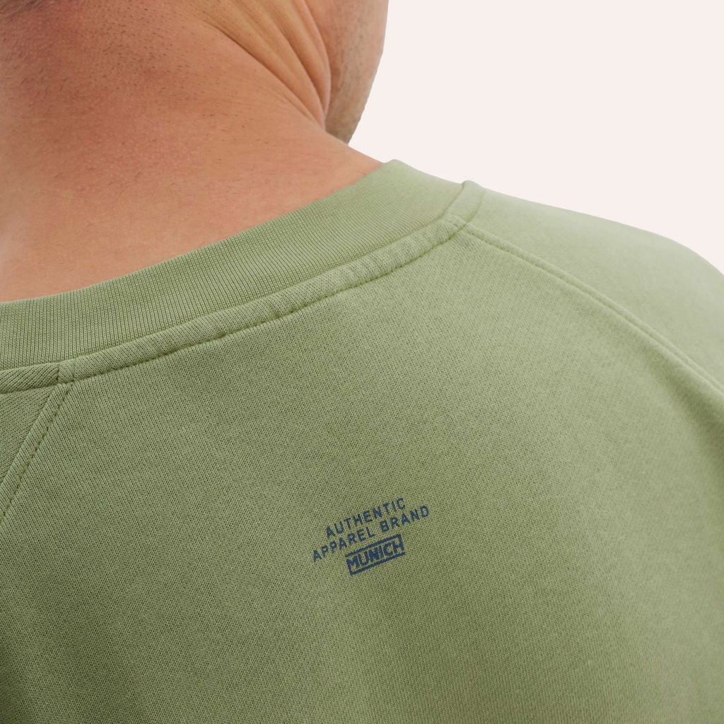Sudadera MUNICH Stanley de algodón verde (6)
