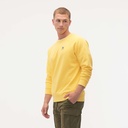 Sudadera MUNICH basic de algodón amarillo (4)