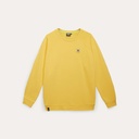Sudadera MUNICH basic de algodón amarillo (7)