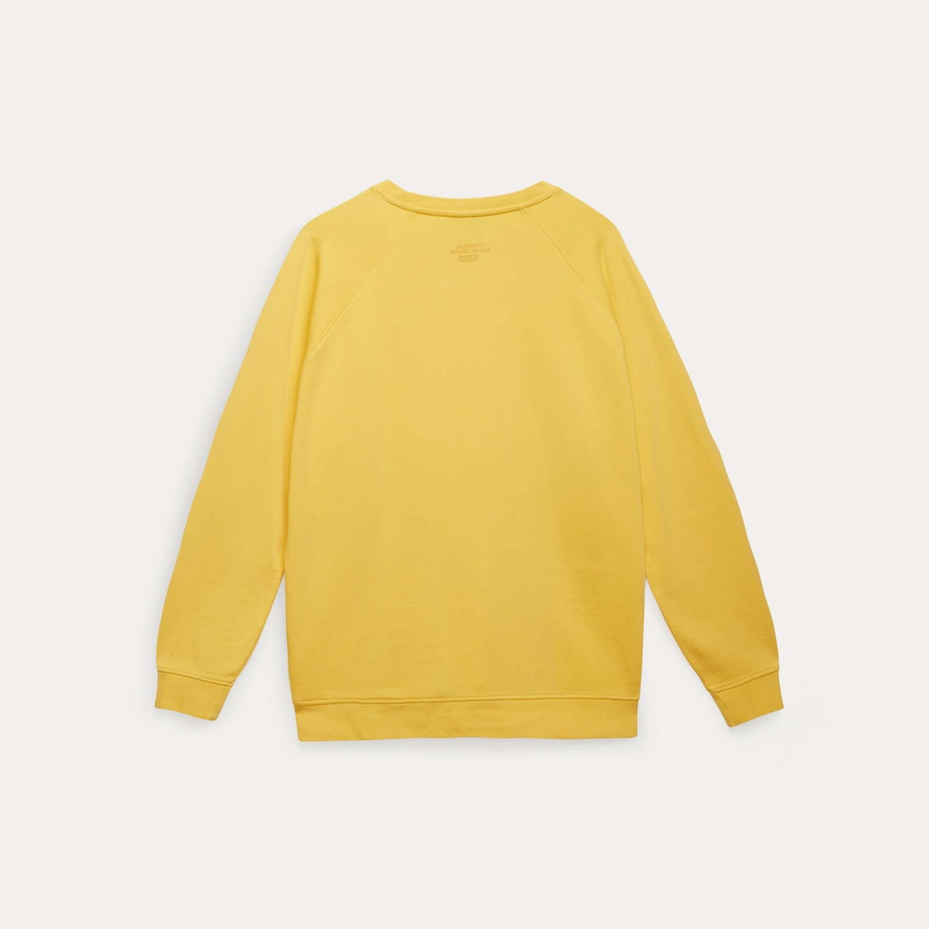 Sudadera MUNICH basic de algodón amarillo (8)